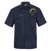 Mens Short Sleeve Cotton Drill Shirt Thumbnail