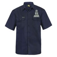 Mens Short Sleeve Cotton Drill Shirt Thumbnail