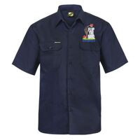 Mens Short Sleeve Cotton Drill Shirt Thumbnail
