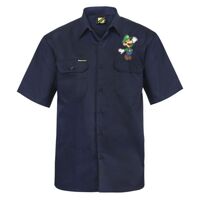 Mens Short Sleeve Cotton Drill Shirt Thumbnail