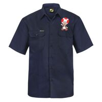 Mens Short Sleeve Cotton Drill Shirt Thumbnail