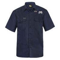 Mens Short Sleeve Cotton Drill Shirt Thumbnail