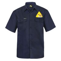 Mens Short Sleeve Cotton Drill Shirt Thumbnail