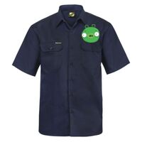 Mens Short Sleeve Cotton Drill Shirt Thumbnail