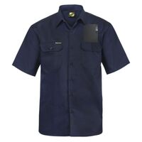Mens Short Sleeve Cotton Drill Shirt Thumbnail