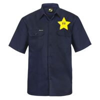 Mens Short Sleeve Cotton Drill Shirt Thumbnail