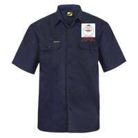 Mens Short Sleeve Cotton Drill Shirt Thumbnail