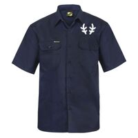 Mens Short Sleeve Cotton Drill Shirt Thumbnail