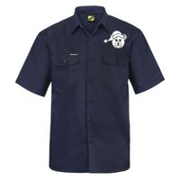 Mens Short Sleeve Cotton Drill Shirt Thumbnail
