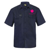 Mens Short Sleeve Cotton Drill Shirt Thumbnail