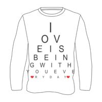 Custom Full Sublimated Long Sleeve Tee (MOQ 10) Thumbnail