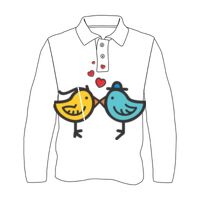 Custom Full Sublimated Long Sleeve Polo (MOQ 10) Thumbnail