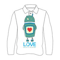 Custom Full Sublimated Long Sleeve Polo (MOQ 10) Thumbnail