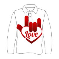 Custom Full Sublimated Long Sleeve Polo (MOQ 10) Thumbnail