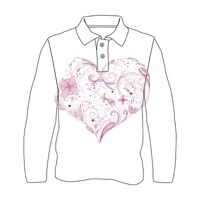 Custom Full Sublimated Long Sleeve Polo (MOQ 10) Thumbnail