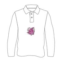 Custom Full Sublimated Long Sleeve Polo (MOQ 10) Thumbnail