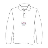 Custom Full Sublimated Long Sleeve Polo (MOQ 10) Thumbnail