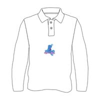 Custom Full Sublimated Long Sleeve Polo (MOQ 10) Thumbnail
