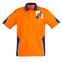 Mens Hi Vis Squad Short Sleeves Polo Thumbnail