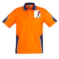 Mens Hi Vis Squad Short Sleeves Polo Thumbnail