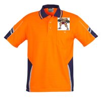 Mens Hi Vis Squad Short Sleeves Polo Thumbnail