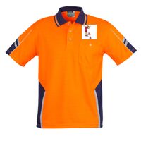 Mens Hi Vis Squad Short Sleeves Polo Thumbnail