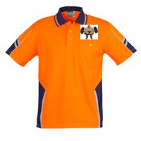 Mens Hi Vis Squad Short Sleeves Polo Thumbnail