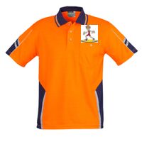 Mens Hi Vis Squad Short Sleeves Polo Thumbnail