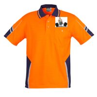 Mens Hi Vis Squad Short Sleeves Polo Thumbnail