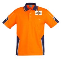 Mens Hi Vis Squad Short Sleeves Polo Thumbnail