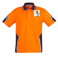 Mens Hi Vis Squad Short Sleeves Polo Thumbnail
