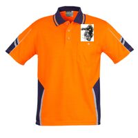 Mens Hi Vis Squad Short Sleeves Polo Thumbnail