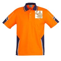 Mens Hi Vis Squad Short Sleeves Polo Thumbnail
