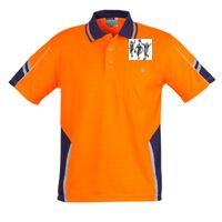 Mens Hi Vis Squad Short Sleeves Polo Thumbnail