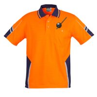 Mens Hi Vis Squad Short Sleeves Polo Thumbnail