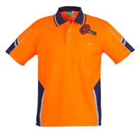 Mens Hi Vis Squad Short Sleeves Polo Thumbnail