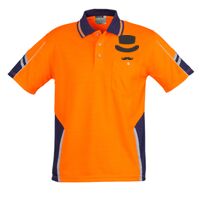 Mens Hi Vis Squad Short Sleeves Polo Thumbnail