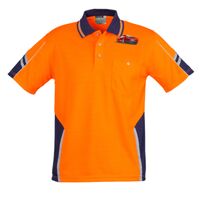 Mens Hi Vis Squad Short Sleeves Polo Thumbnail