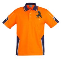 Mens Hi Vis Squad Short Sleeves Polo Thumbnail