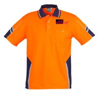Mens Hi Vis Squad Short Sleeves Polo Thumbnail