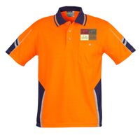 Mens Hi Vis Squad Short Sleeves Polo Thumbnail