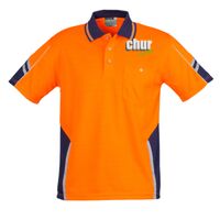 Mens Hi Vis Squad Short Sleeves Polo Thumbnail