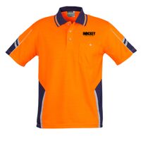 Mens Hi Vis Squad Short Sleeves Polo Thumbnail