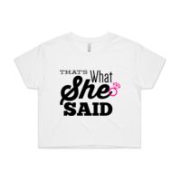 Womens Crop Tee  Thumbnail