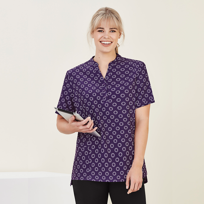 Women's Easy Stretch Daisy Print Tunic